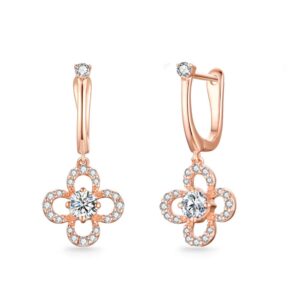 Hoa tai 10K Kim Cương Lab-grown Shine On