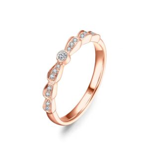 Nhẫn Cưới Nữ 10K CZ First Met