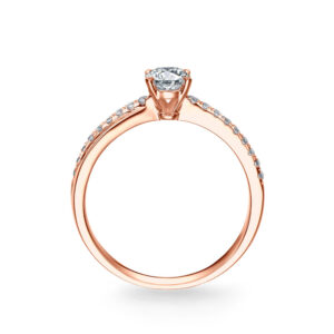 Nhẫn Cưới Nữ 14K CZ Aurora