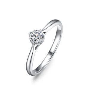 Nhẫn cầu hôn 14K Kim Cương Lab-grown Beautiful Lovers