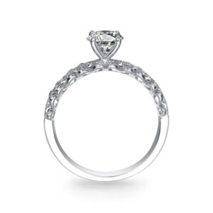 Nhẫn Cầu Hôn 14K Kim Cương Infinity Love