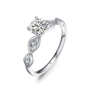 Nhẫn Cầu Hôn 14K CZ Her Crown