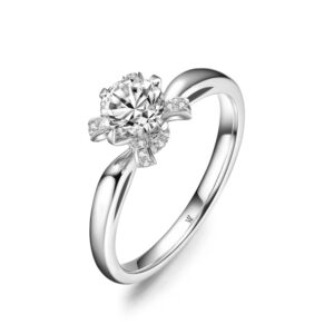 Nhẫn Cầu Hôn 14K Kim Cương Lab-grown The Water Lily
