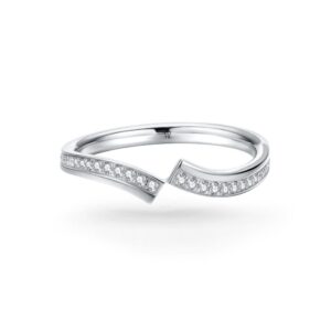 Nhẫn Cưới Nữ 14K CZ Marry Me