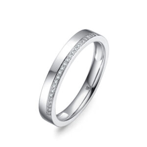 Nhẫn Cưới Nam 10K CZ Les Fleur