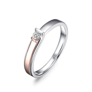 Cặp Nhẫn Cưới 14K Kim Cương Lab-grown My Only Love For You