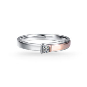 Cặp Nhẫn Cưới 14K Kim Cương Lab-grown My Only Love For You