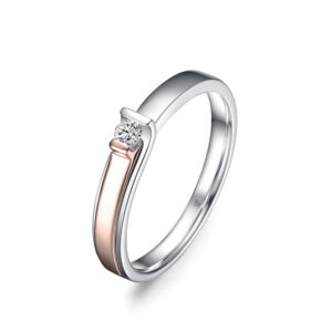 Cặp Nhẫn Cưới 14K Kim Cương Lab-grown My Only Love For You
