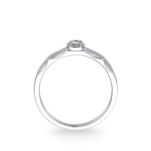 Nhẫn cưới nam 14K CZ First Kiss