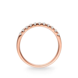 Nhẫn cưới nữ 14K CZ Duet Song