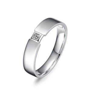 Nhẫn Cưới Nam 10K CZ Lion-hearted