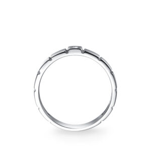 Nhẫn cưới nam 14K CZ Tie The Knot