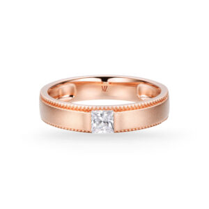 Nhẫn cưới nam 14K CZ Wedding Vows