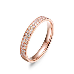 Nhẫn cưới nữ 14K CZ First Look