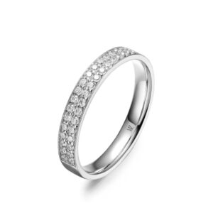 Nhẫn cưới nữ 14K CZ First Look