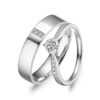 Cặp Nhẫn Cưới 14K CZ Forever With You