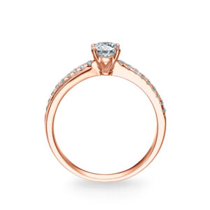 Nhẫn cưới nữ 14K CZ Aurora