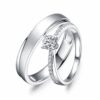 Cặp Nhẫn Cưới 14K CZ Aurora
