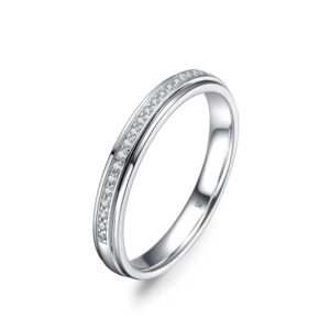 Nhẫn cưới nữ 14K CZ Idyllic Scenery