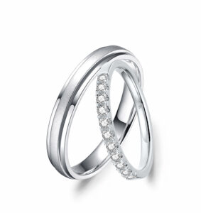 Cặp nhẫn cưới kim cương Our Blissful Day