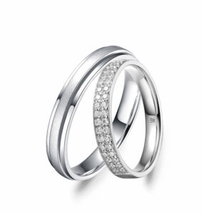 Cặp nhẫn cưới kim cương Amazing Us