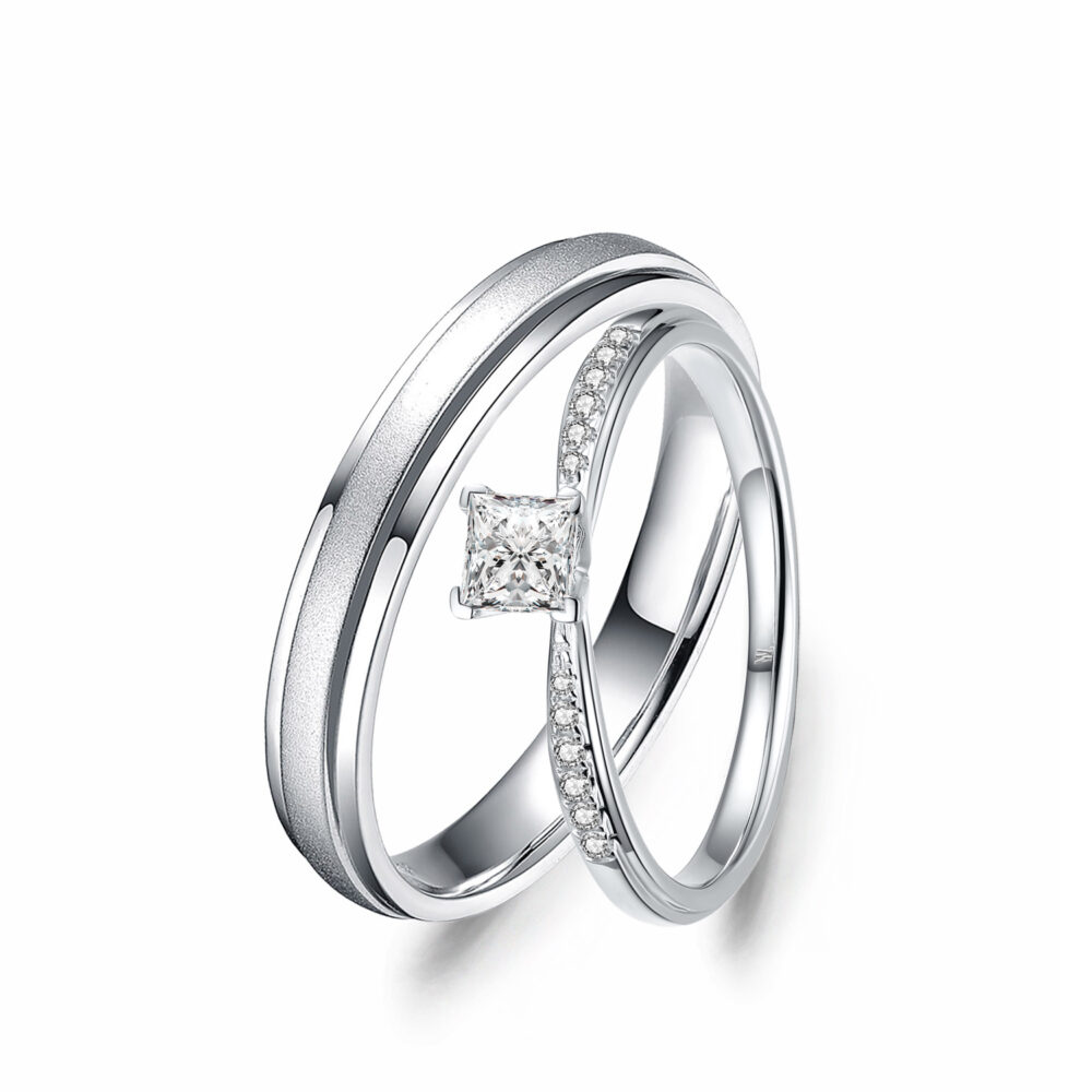 Cặp Nhẫn Vàng 14K hoa văn | Celtic Couple Rings | AME Jewellery