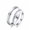 Cặp Nhẫn Cưới 14K CZ Happy Moment
