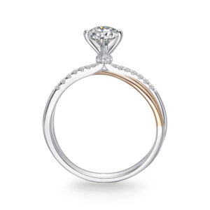 Nhẫn cầu hôn 14K Kim Cương Lab-grown Light Of The Moon