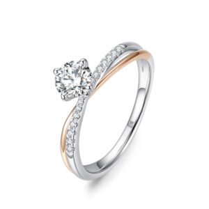 Nhẫn cầu hôn 14K Kim Cương Lab-grown Light Of The Moon