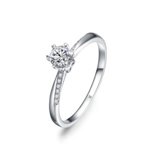 Nhẫn Cầu Hôn 10K CZ Her Name