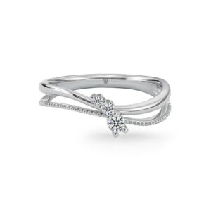 Cặp Nhẫn Cưới 14K CZ My Heartbeats