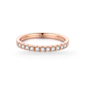 Nhẫn cưới nữ 14K CZ Duet Song