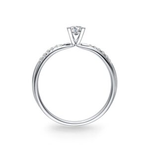 Nhẫn Cầu Hôn 10K CZ Love Confession