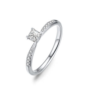 Nhẫn Cầu Hôn 10K CZ Love Confession