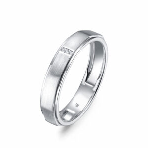 Nhẫn Cưới Nam 10K CZ Big Love