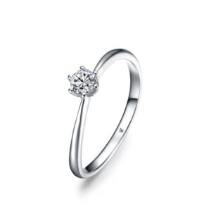 Nhẫn cầu hôn 18K Kim Cương The Heartbeat