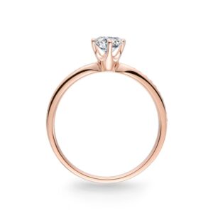 Nhẫn cầu hôn 14K CZ Trust Me
