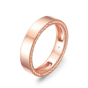 Nhẫn cưới nam 14K Kim Cương Lab-grown My Entire World