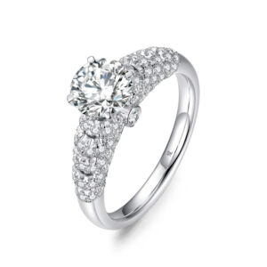Nhẫn Cầu Hôn Bạch Kim Kim Cương The Flourishing Love