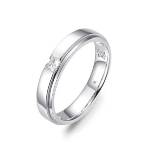 Nhẫn cưới nữ 14K Kim Cương Cherish Every Moment Together