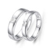 Cặp Nhẫn Cưới 18K Kim Cương Cherish Every Moment Together