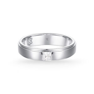 Nhẫn Cưới Nam Bạch Kim Kim Cương Cherish Every Moment Together