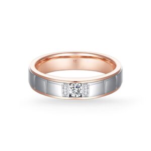 Cặp Nhẫn Cưới 14K Kim Cương Amour Sans Fin
