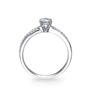 Nhẫn Cưới Nữ 14K CZ Aurora