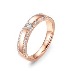 Nhẫn cưới nữ 18K Kim Cương Last For An Eternity