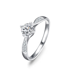 Nhẫn Cầu Hôn 14K CZ Love Me