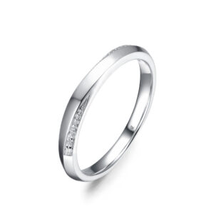 Nhẫn Cưới Nữ 10K CZ Good Vibes