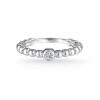 Nhẫn cưới nữ 14K CZ Peaceful Sunrise
