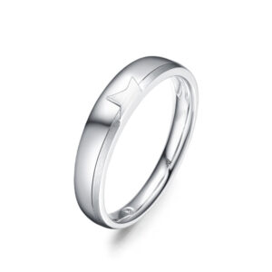 Nhẫn cưới nam 14K Kim Cương Lab-grown Sunset Glow