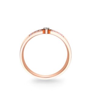 Nhẫn cưới nữ 14K Kim Cương Artistic Sense